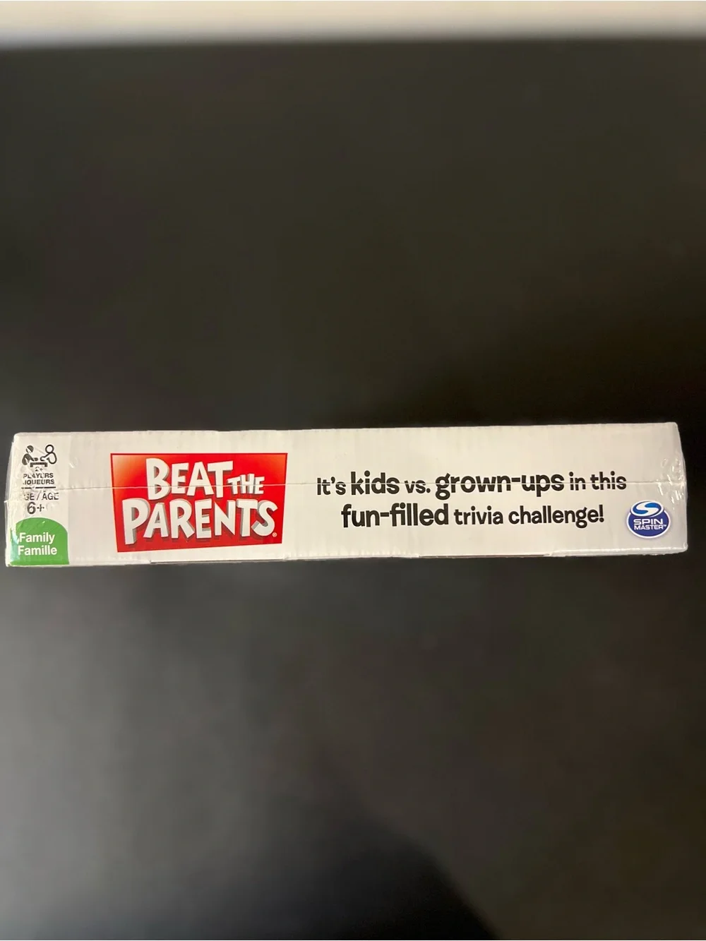 Beat The Parents Spin Master 2011 Board Game Family Age 6 New Sealed